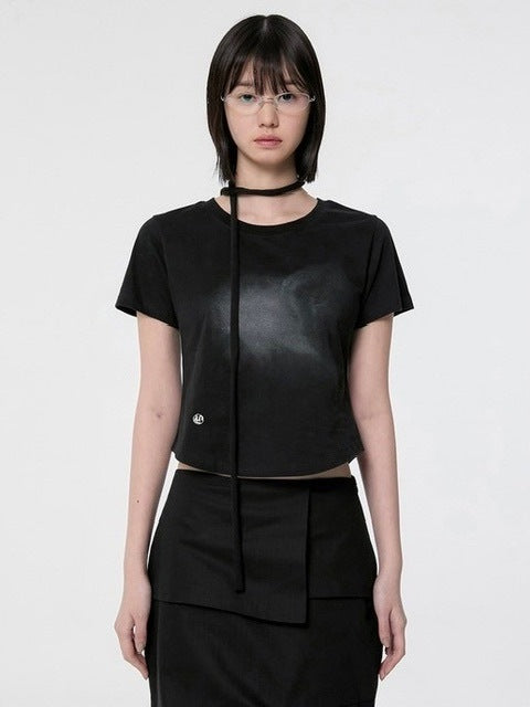 【FLAREUP】Vanish Tie Scarf T-Shirt