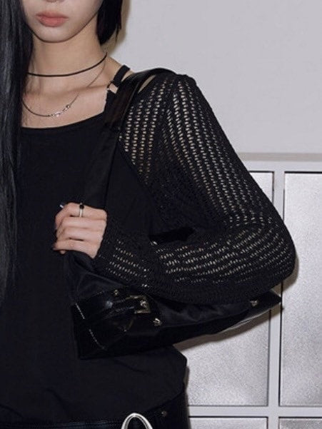 NOT KNOWING】Small Moto Hobo Bag / 【ノットノーイング】スモール