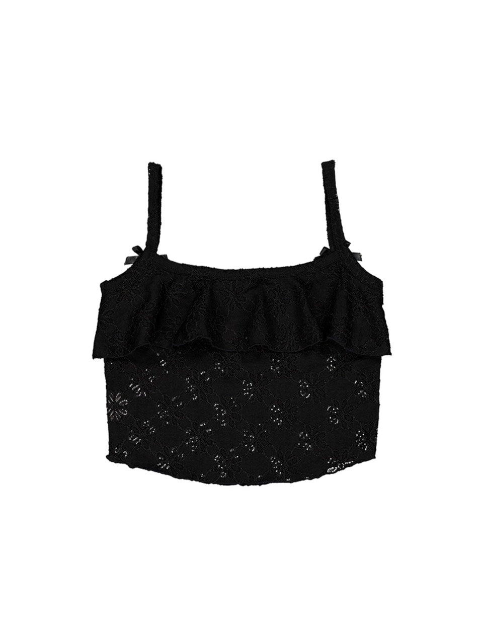 【SETUP‐EXE】FLOWER FRILL SLEEVELESS