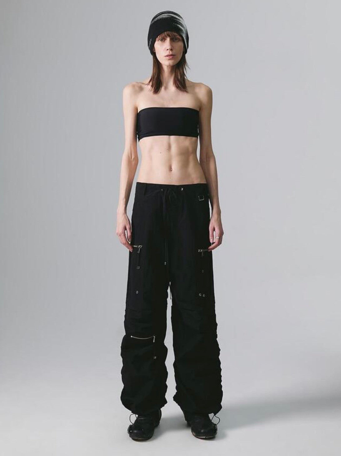 【NACHE】PUCKERING JOGGER PANTS (UNISEX)