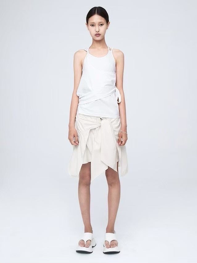 【NACHE】MULTIWAY LAYERED SLEEVELESS