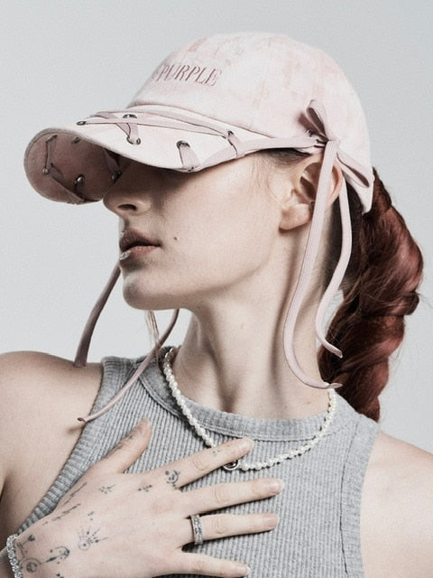 【BLACK PURPLE】Vortex strap eyelet cap