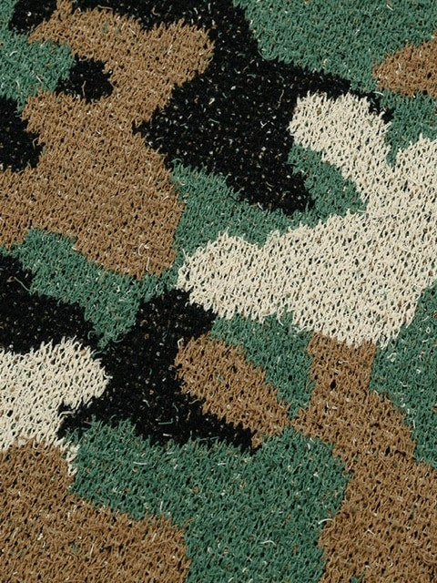 【AJOBYAJO】Teddy Bear Camouflage Knit Sweater