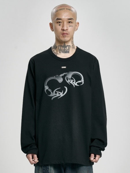 【AJOBYAJO】Tribal AJO Handcuffs Long Sleeves T-Shirt