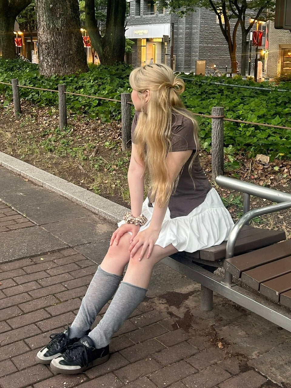 受注制【OaKS】balloon mini skirt (2color)