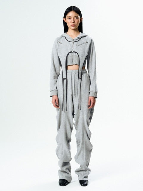 【ARTS DE BASE】Hood Crop Jacket