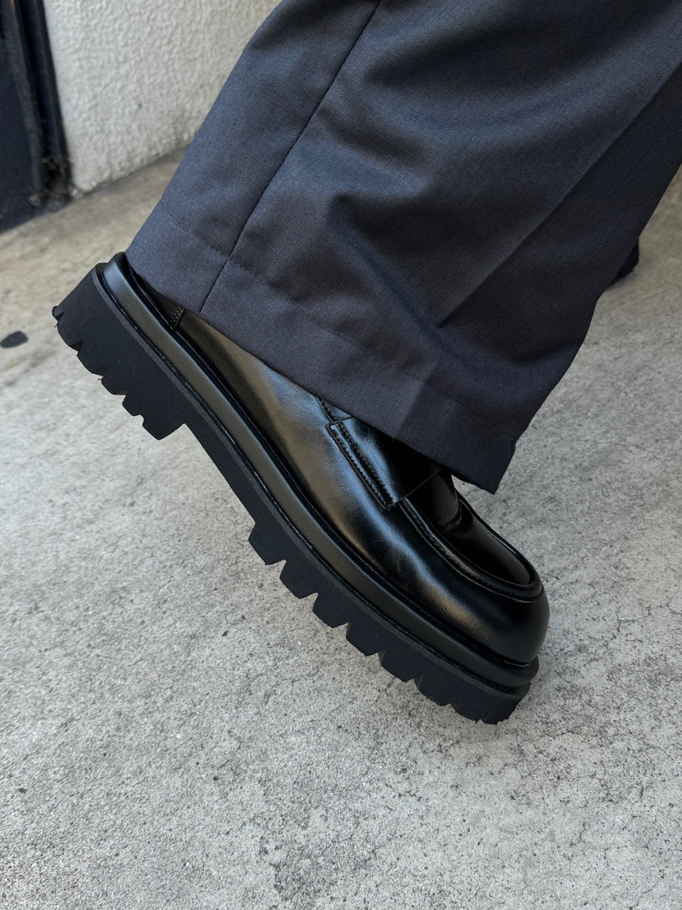 受注制【Chikashitsu +】double sole loafer