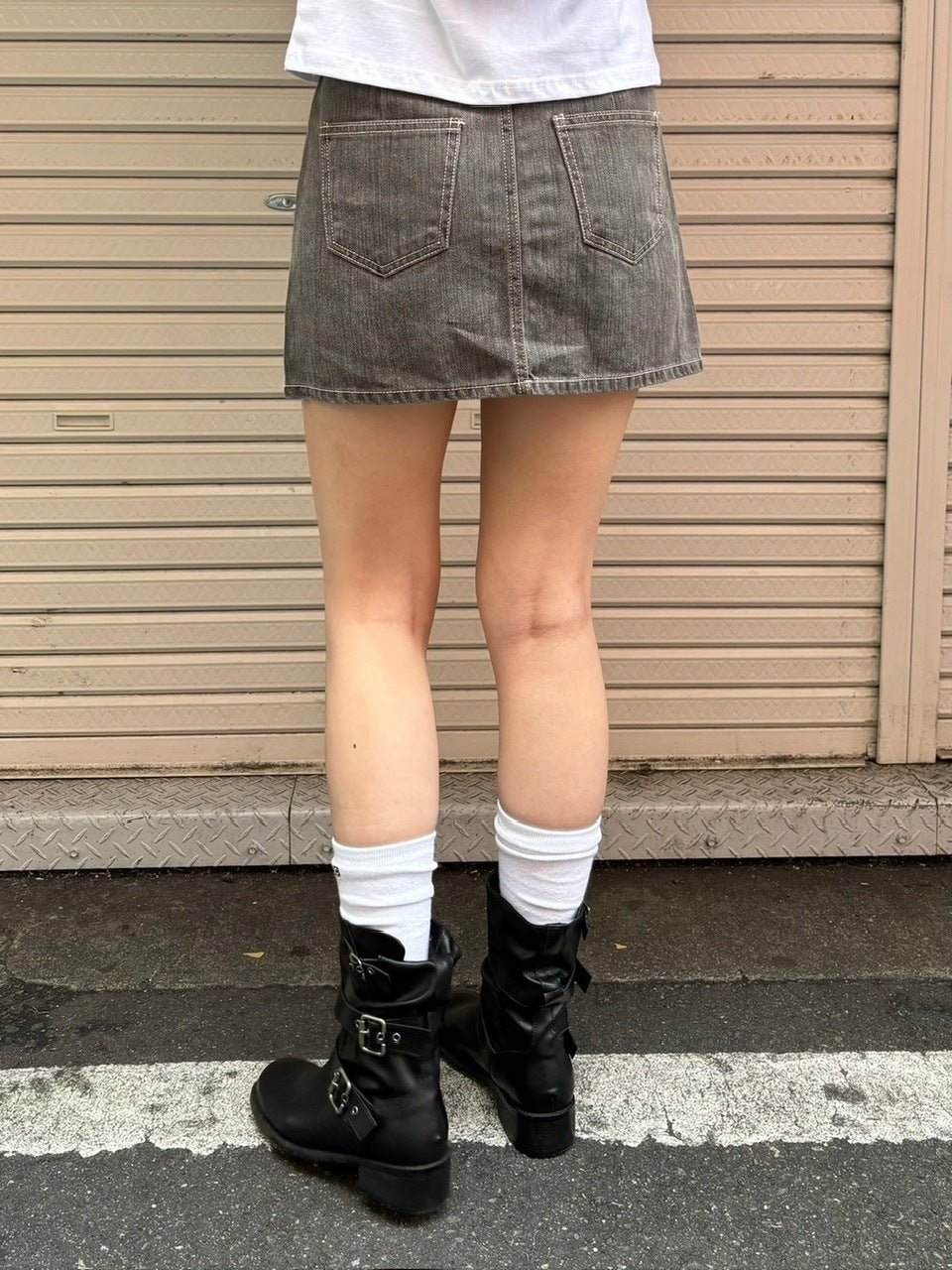 受注制【OaKS】square mini skirt