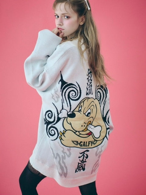 【GALFY】卍ドライバーズニット