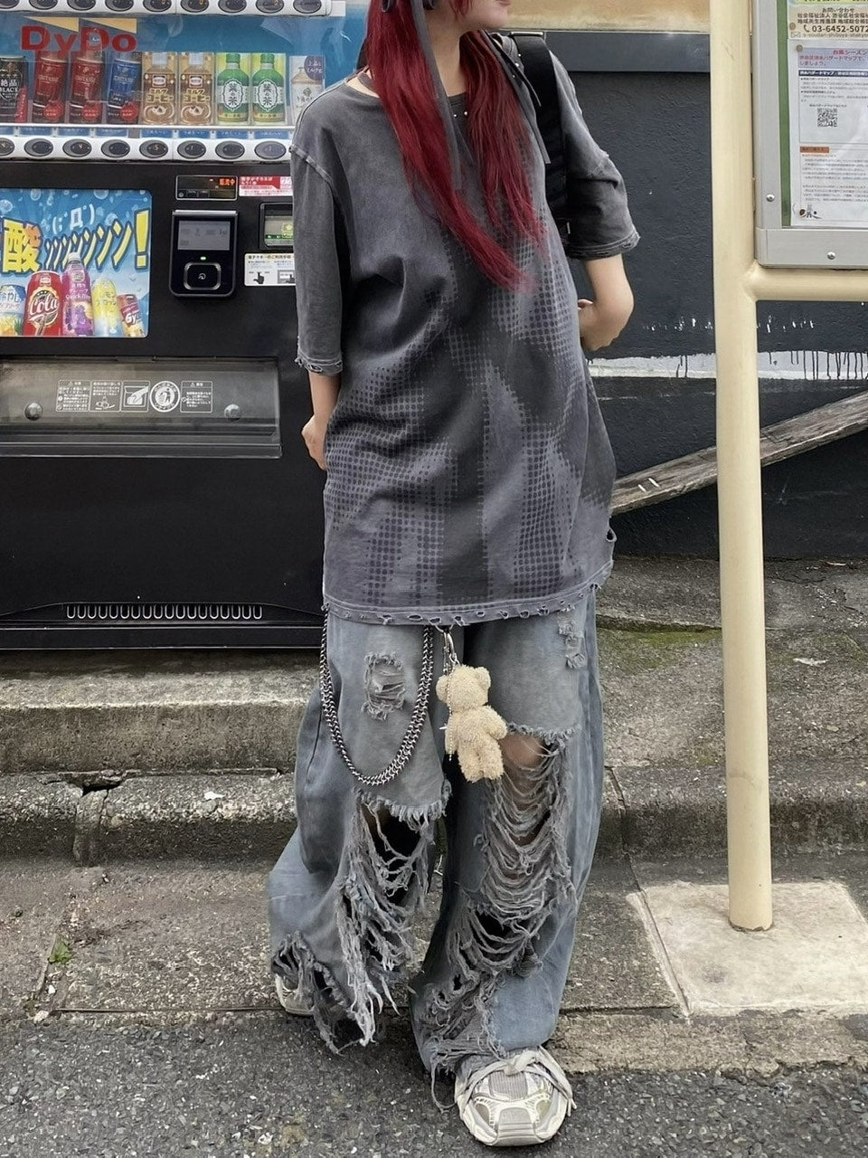 受注制【Never mind the XU】damage denim pants (3color) / 【ネバーマインドザエックスユー】ダメージデニムパンツ
