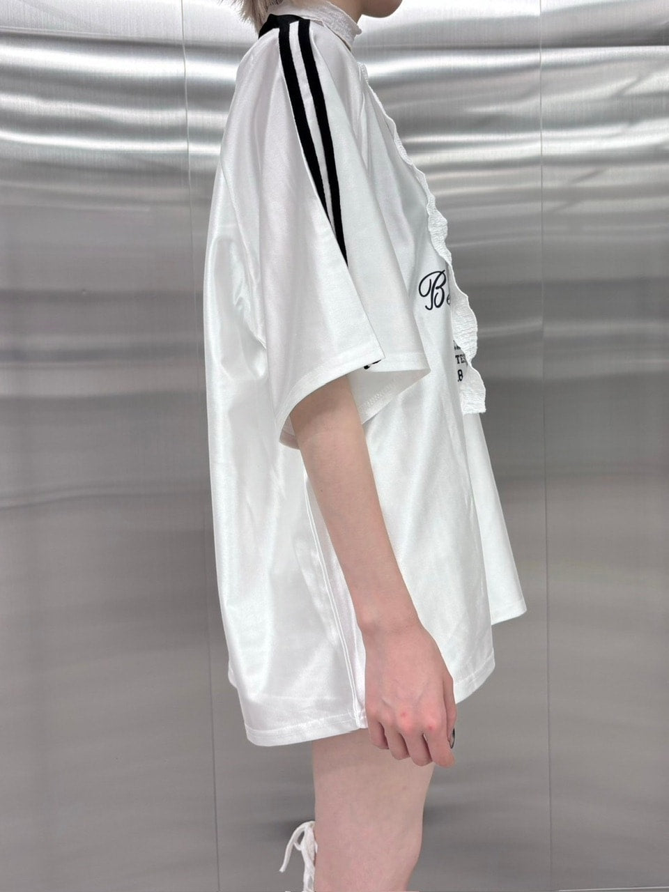 受注制【nmtc +】side line uniform tee (2color)