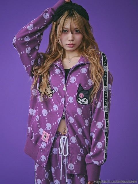 【GALFY×KUROMI】ドクロだらけセットアップ / 【ガルフィー×クロミ】ロゴジャージセットアップ