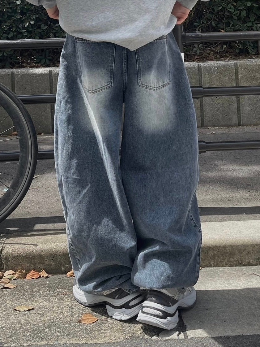 受注制【Chikashitsu +】super buggy denim pants (3color) / 【チカシツプラス】スーパーバギーデニムパンツ