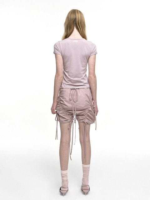 【NACHE】SHIMMER CROP T-SHIRT