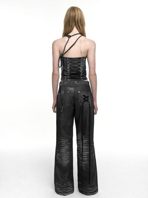 【NACHE】RACE UP PRINTED SLEEVELESS