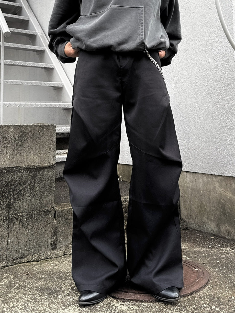 国際配送【RENOL】tuck slacks