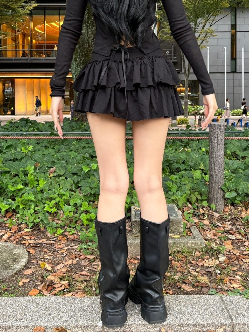 受注制【OaKS】sweat frill mini skirt (3color) / 【オークス