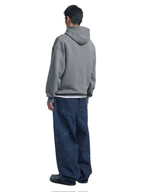 【NOMANUAL】G.B HOODIE / 【ノーマニュアル】ロゴプリント長袖パーカー