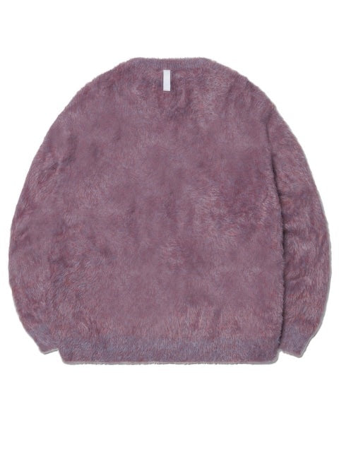 【NOMANUAL】CROPPED HAIRY KNIT 2 / 【ノーマニュアル】クロップドヘアリー長袖ニット