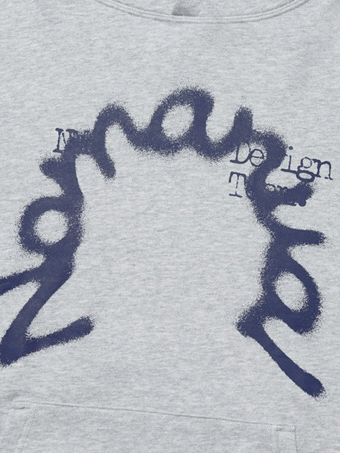 【NOMANUAL】S.P.L HOODIE / 【ノーマニュアル】ロゴ長袖パーカー