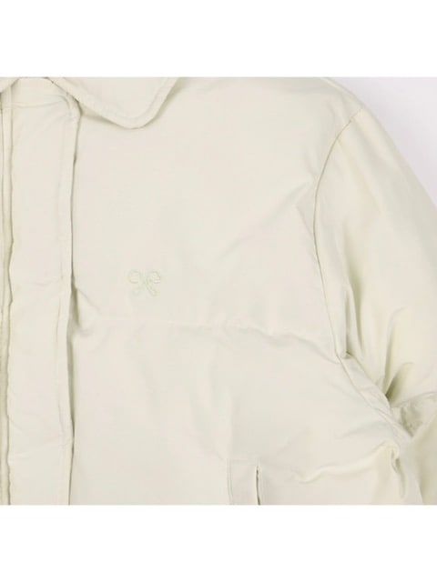 【FANCY CLUB】RIBBON COLLAR SHORT PUFFER