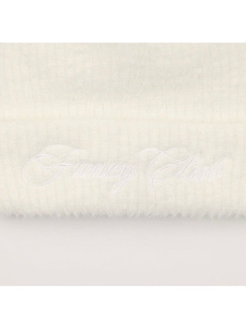 【FANCY CLUB】SOFT CREAM BEANIE / 【ファンシークラブ】ソフトクリーム猫耳ニット帽子
