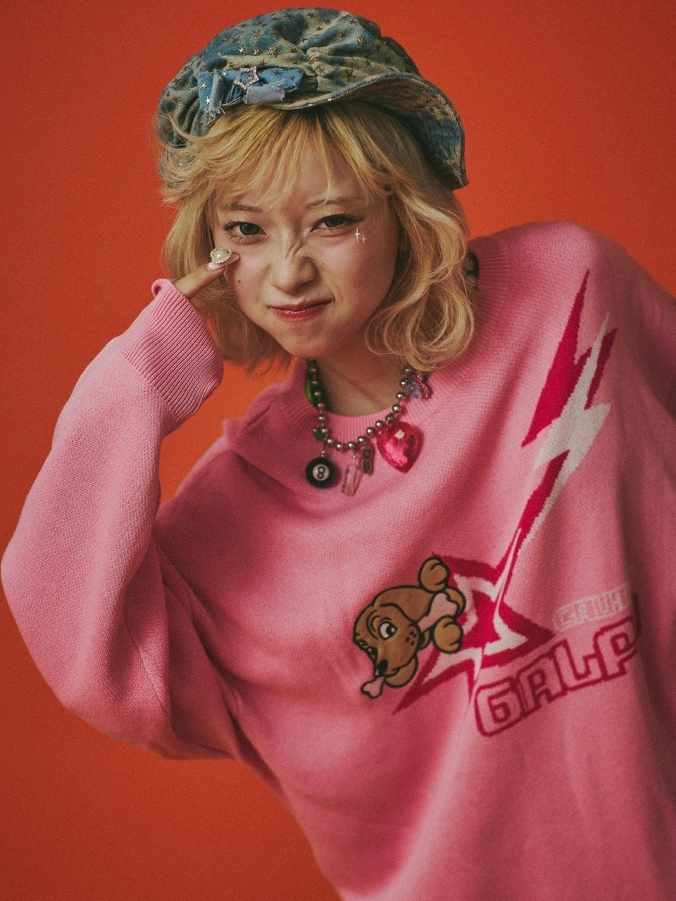 GALFY】星のガルフィーニット / 【ガルフィー】ロゴ長袖セーター