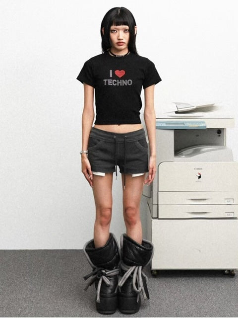 【KAIYA】HISTERIC ANGEL short pants