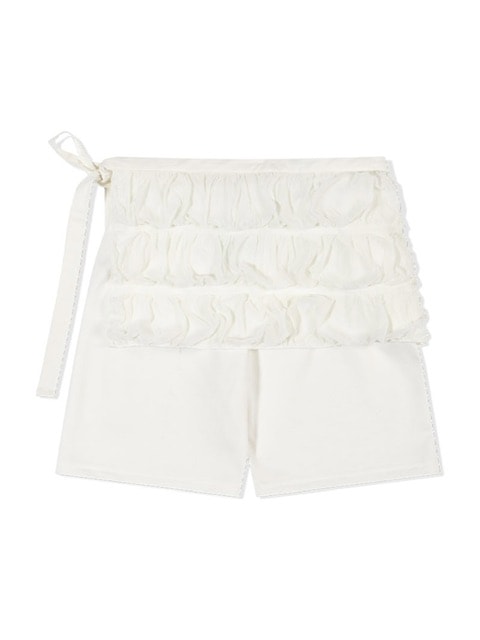 【Uglyshadow】CANCAN WRAP SKIRT PANTS SET