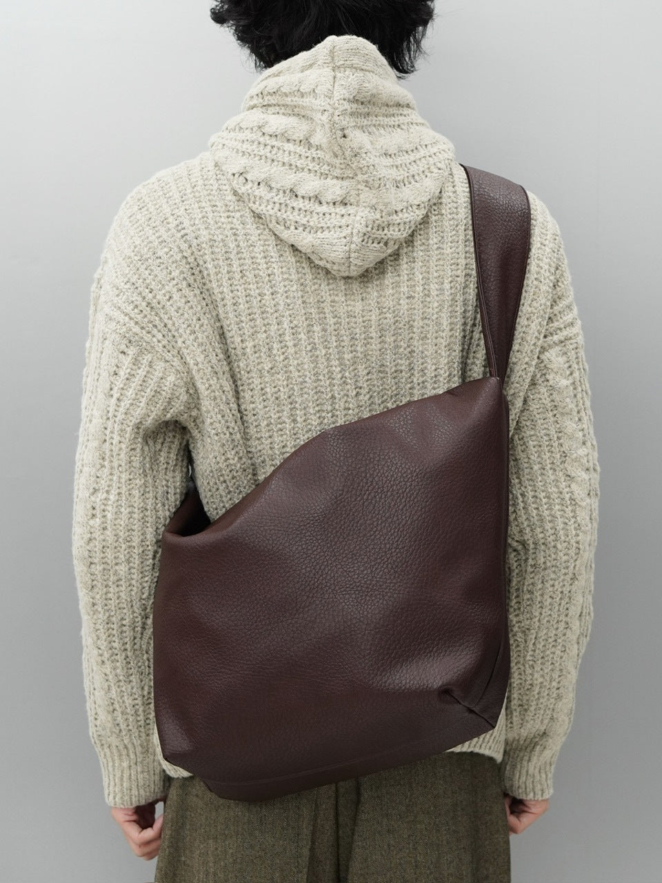 東京店WEB限定【Chikashitsu +】eco leather cross bag (2color)