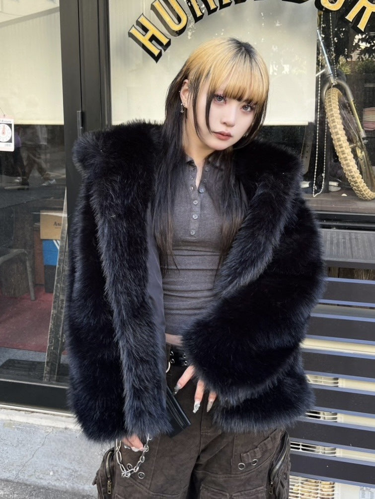 受注制【Never mind the XU】fur blouson (3color)
