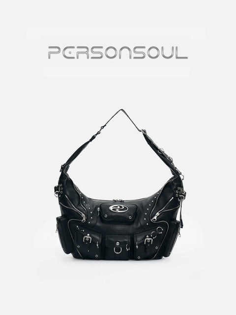 【PERSONSOUL】Punk Sheepskin Bag