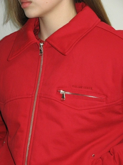 【CRANK】COTTON PUFF JUMPER / 【クランク】コットンプル長袖ジャンパー