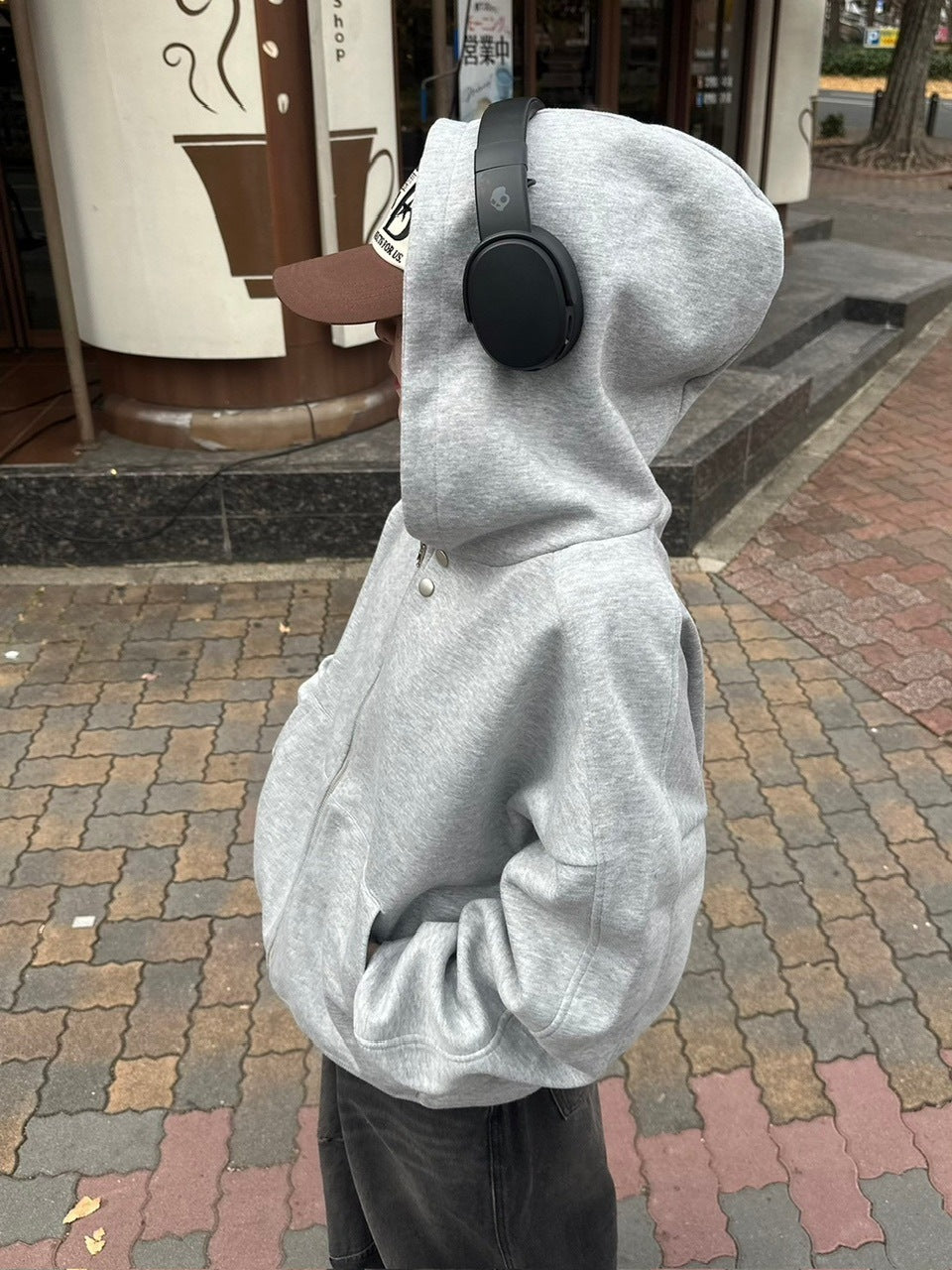 受注制【youll】double zip hoodie (2color)