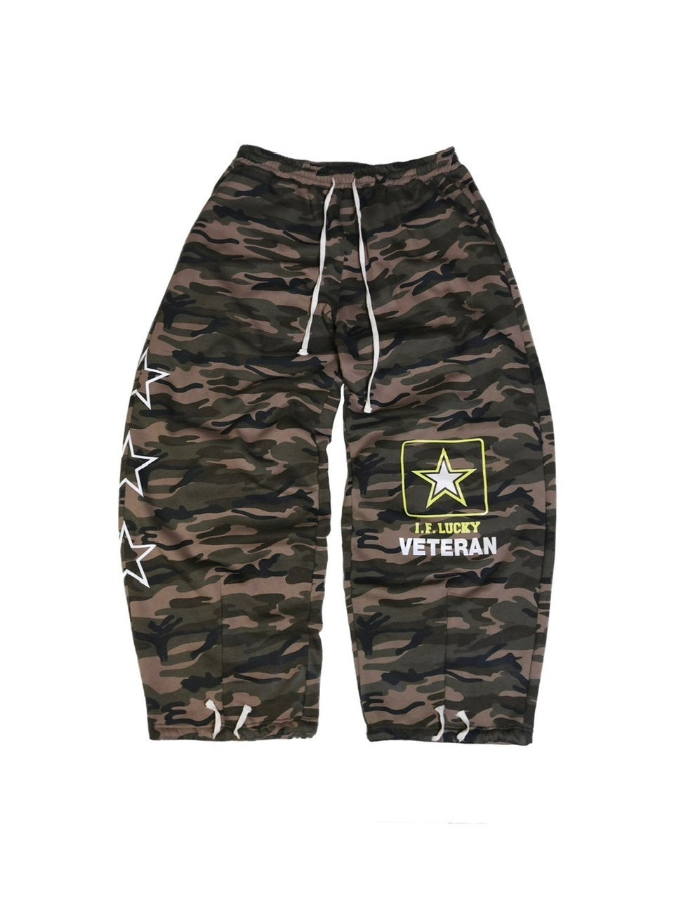 【IFEELLUCKY】Lucky army big sweat pants / 【アイフィールラッキー】ラッキーアーミービックスウェットパンツ