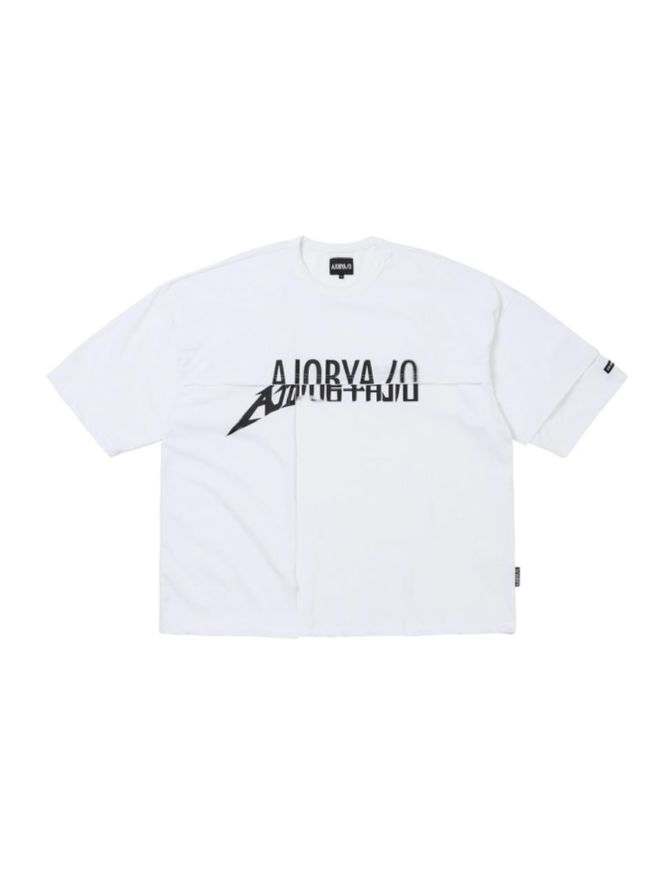 【AJOBYAJO】Tri Logo Mixed T-Shirt