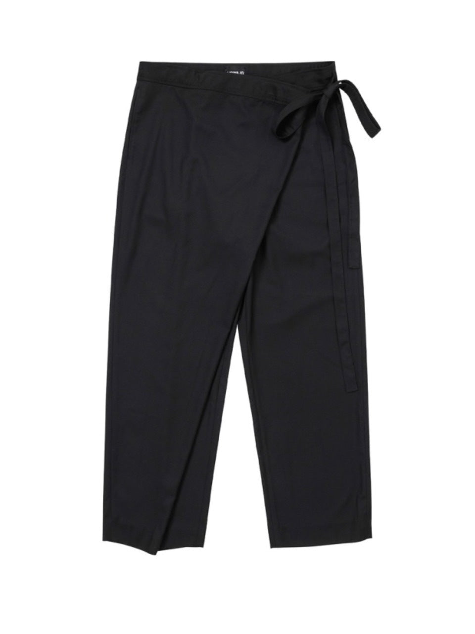 【AJOBYAJO】Wool Blend Asymmetrical Long Skirt Pants