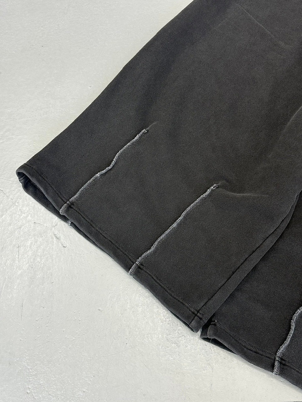 受注制【LUV CODE】pigment sweat wide pants (2color)