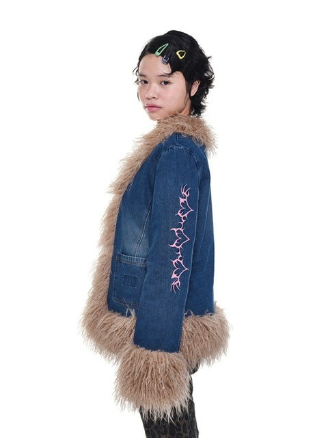 【YOUTHBATH】Fluffy washed jacket