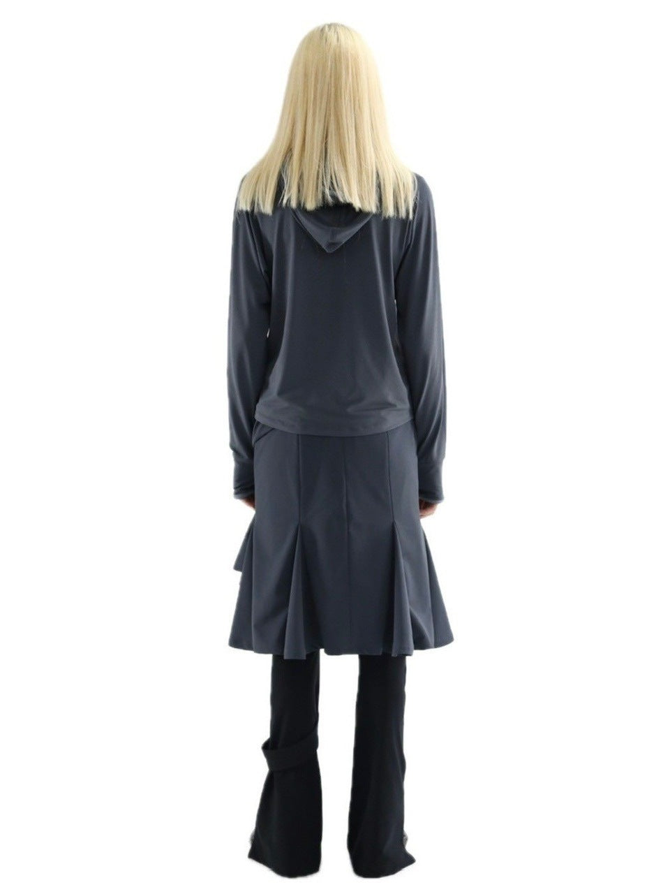【DIFFERENTIS】Draped Jersey Skirt