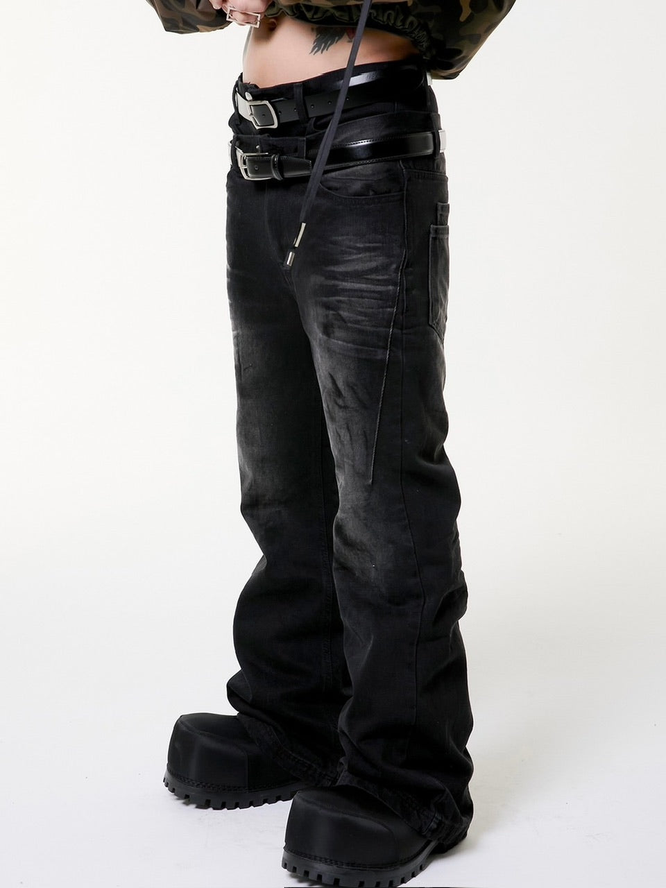 ANOTHERYOUTH】double waist jeans – PRESSING WEB SHOP