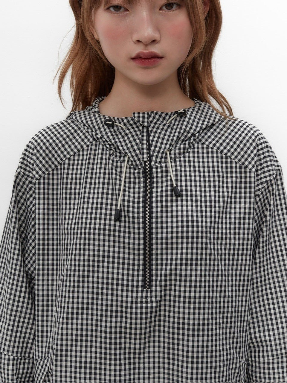 【TUOMIO】CHECK LIGHT ANORAK