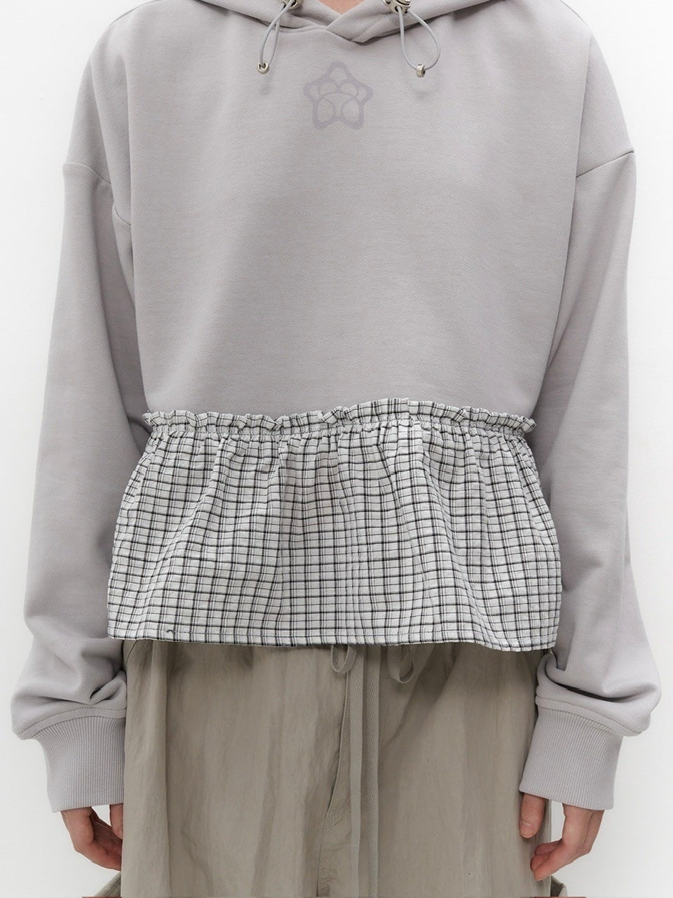 【TUOMIO】FRILL LAYERED HOOD