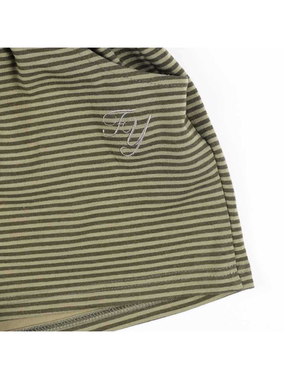 【FANCY CLUB】FY STRIPE MICRO SHORT PANTS