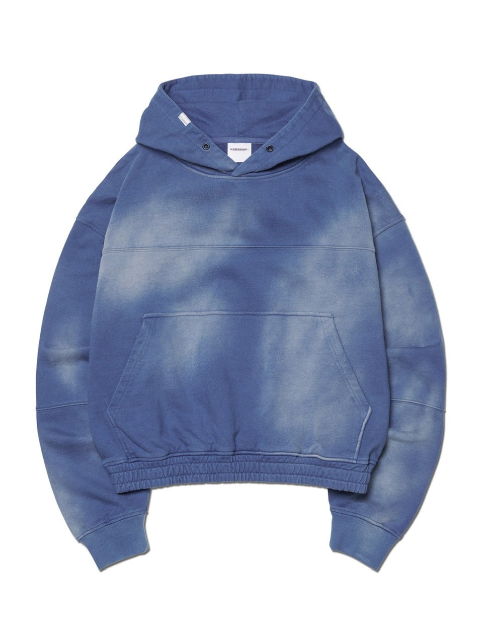 【NOMANUAL】STAIN WASHED HOODIE / 【ノーマニュアル】ステインウォッシュド長袖パーカー