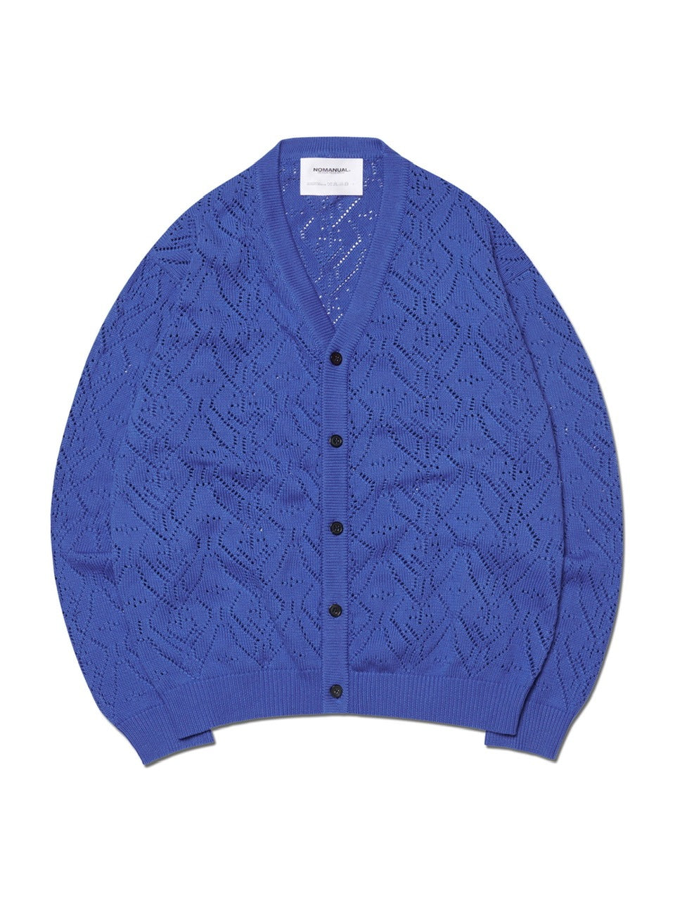 【NOMANUAL】T.B PUNCHING KNIT CARDIGAN