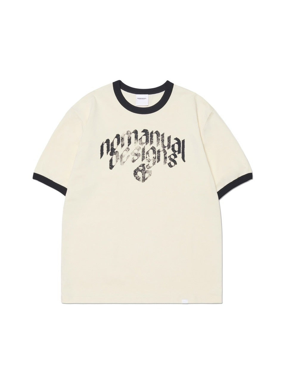 【NOMANUAL】N.D RINGER T-SHIRT