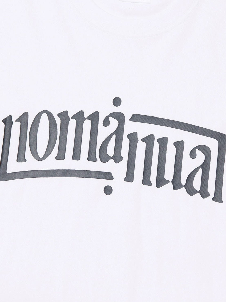 【NOMANUAL】ARCHED TEXT T-SHIRT