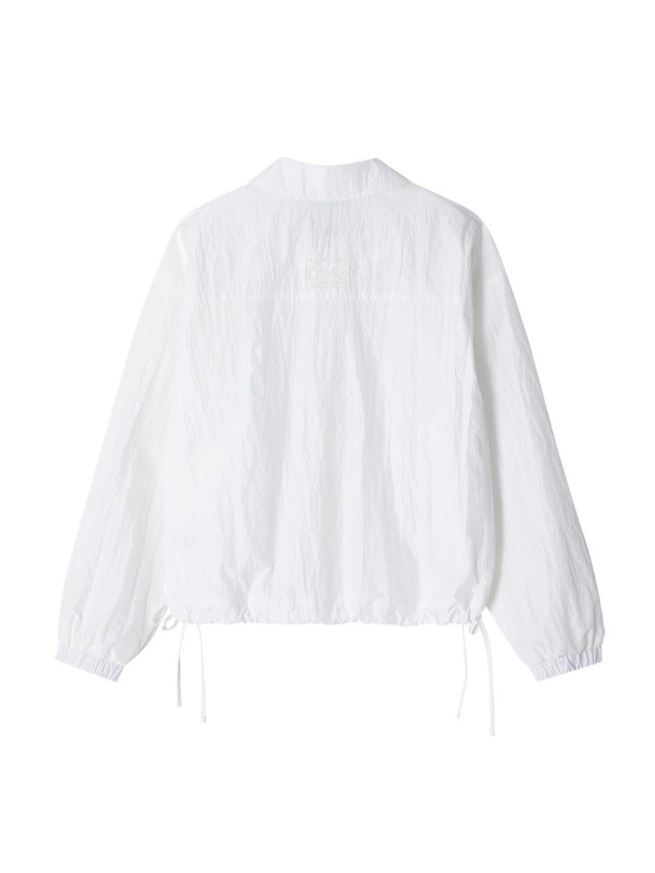 【CRANK】PINTUCK LACE WINDBREAKER