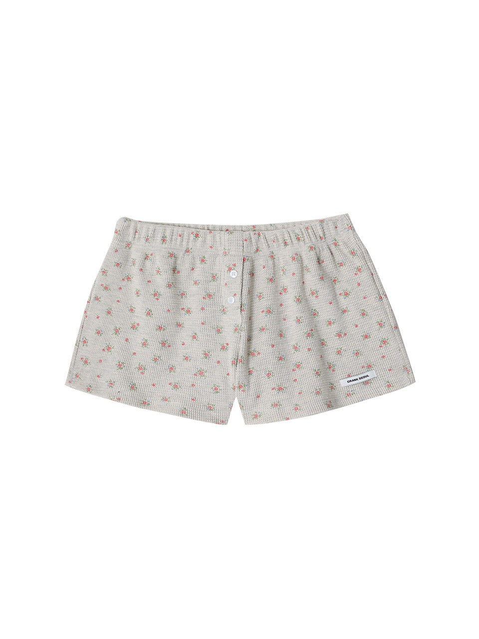 【CRANK】BUTTON FLOWER SHORTS